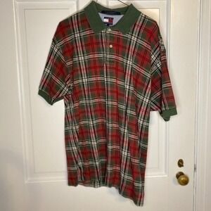 Vintage 90's Tommy Hilfiger Tartan Plaid L…